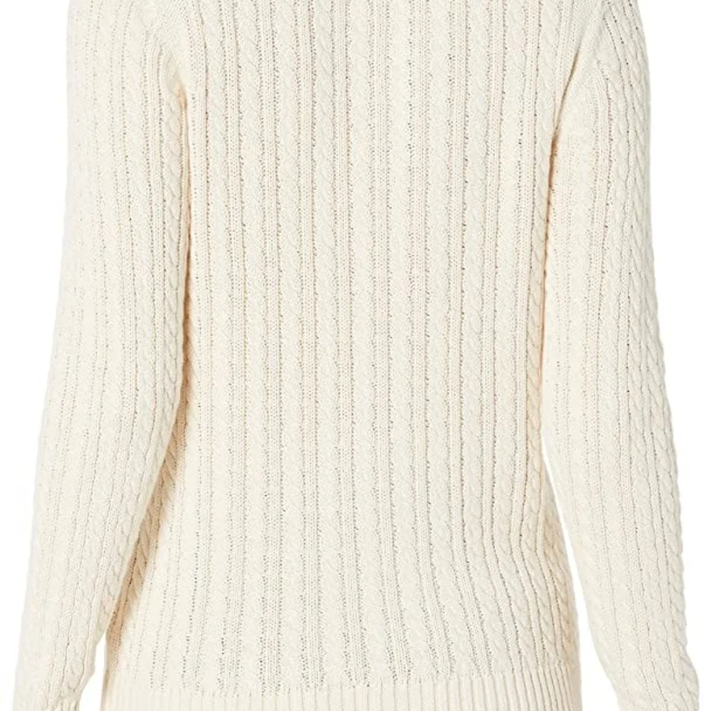 Amazon Essentials Women's Fisherman Cable Turtleneck Sweater Size Small - Picture 2 of 4